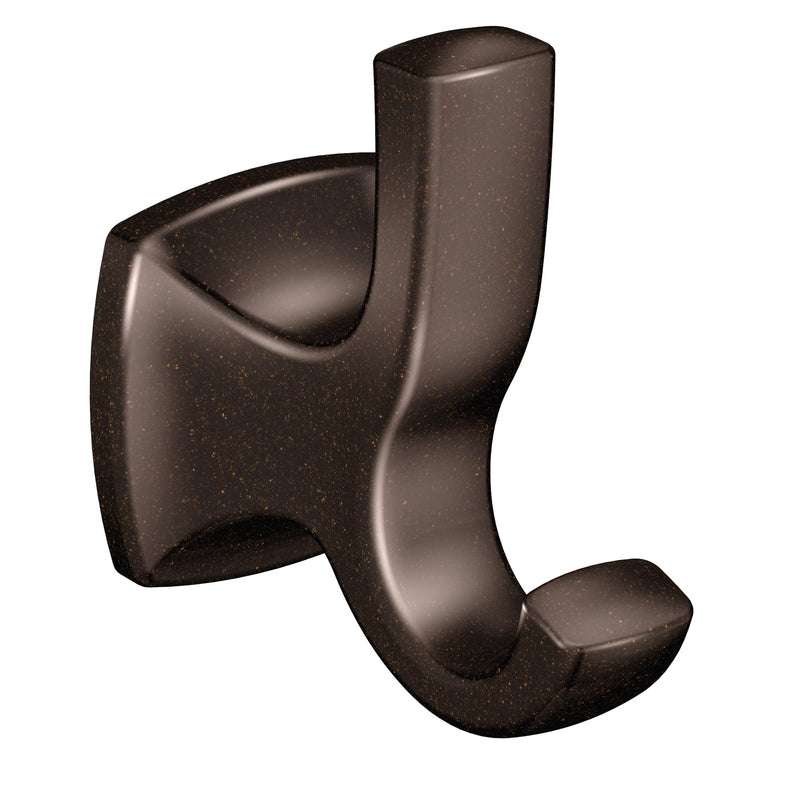 Moen Voss Oil-Rubbed Bronze Double Robe Hook, YB5103ORB