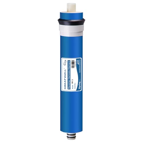 Greatwell MC2 Reverse Osmosis Membrane 200 GPD 11.75” X 2'”', Replacement Fits Standard Under Sink RO Drinking Water Filtration System