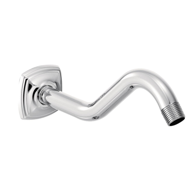 Moen 161951 Curved Shower Arm with Wall Flange, Chrome