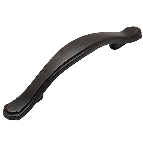 Cosmas 10 Pack 8816ORB Oil Rubbed Bronze Cabinet Hardware Handle Pull - 3" Inch (76mm) Hole Centers