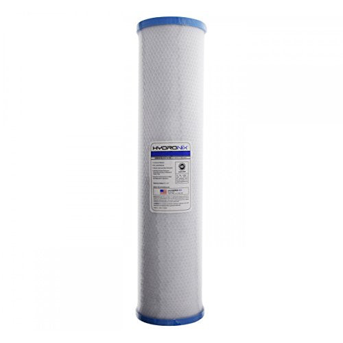 Hydronix SMCB-4520 NSF Coconut Carbon Block Cyst Water Filter, 4.5" x 20" - 0.5 Micron