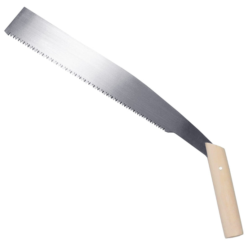 KAKURI Temagari Saw 14" Long Japanese Tree Limb Saw, Razor Japanese Steel Blade, Large Hand Pruning Saw for Cutting Tree, Log, Limb, Thick Branch, Raw Wood, Made in JAPAN Wooden 360 Mm