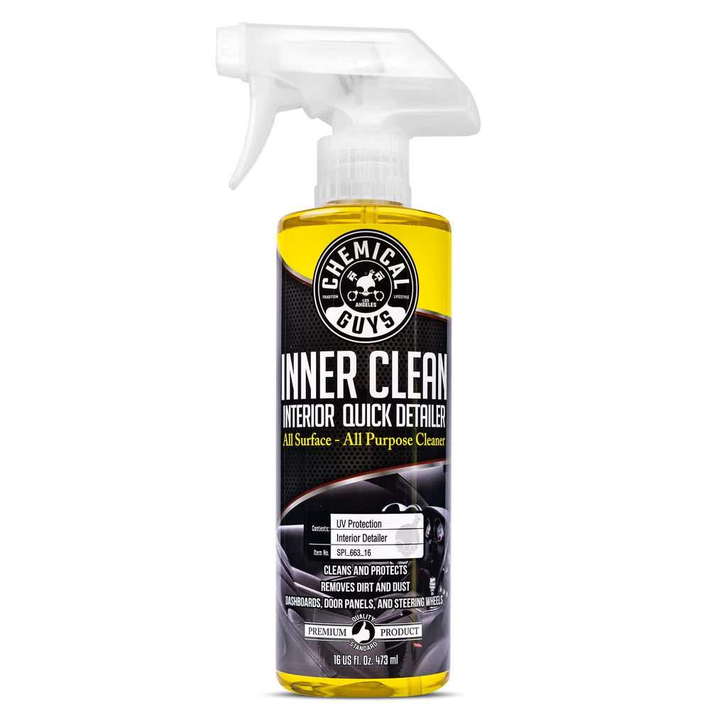 Chemical Guys SPI_663_16 InnerClean Quick Detailer with Pineapple Scent, High Performance Interior and Dashboard Cleaner, Dust Repellent, Easy to Use Non Greasy Formula, 16 fl oz 16 oz