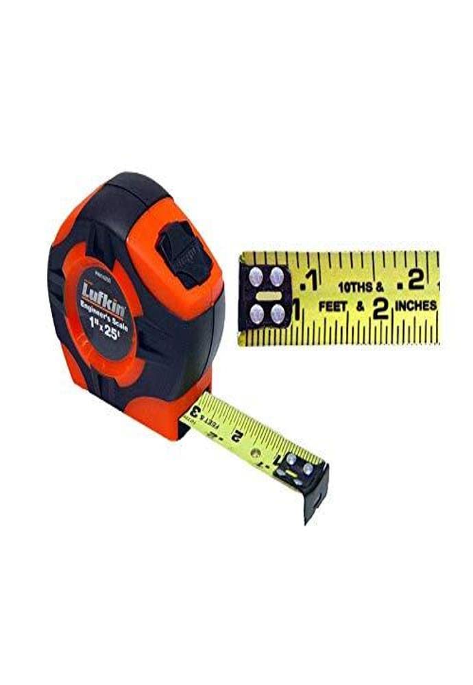 Bon Tool Lufkin PHV1425D Engineer's Power Tape 25'Foot by 1-Inch Hi-Visibility