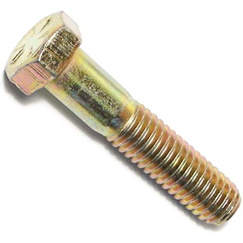 Hard-To-Find Fastener Grade 8 Hex Cap Coarse Large Bolts, Bulk Pack, Steel Hex Bolts for Construction, Home Improvement, 3/8-16 x 1-3/4, Pack of 50