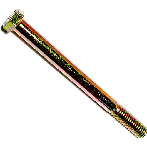Hard-to-Find Fastener Grade 8 Hex Cap Coarse Large Bolts, Bulk Pack, Steel Hex Bolts for Construction, Home Improvement, 3/8-16 x 4-1/2, Pack of 25