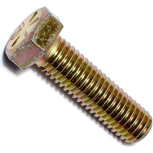 Hard-to-Find Fastener Grade 8 Hex Cap Coarse Large Bolts, Bulk Pack, Steel Hex Bolts for Construction, Home Improvement, 1/2-13 x 1-3/4, Pack of 25
