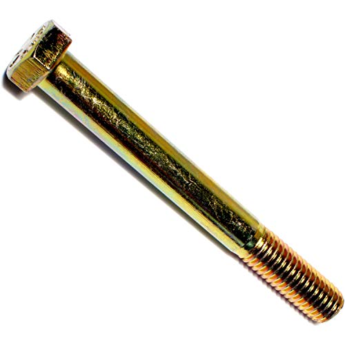 Hard-To-Find Fastener Grade 8 Hex Cap Coarse Large Bolts, Bulk Pack, Steel Hex Bolts for Construction, Home Improvement, 1/2-13 x 4-1/2, Pack of 10