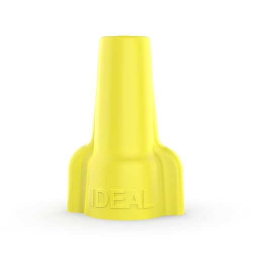 Ideal Electrical Wing-Nut® (30-651J) Wire Connector, Model 451® Yellow, 500/Jar