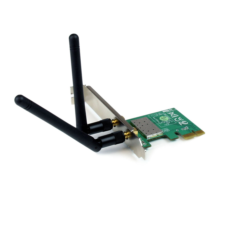 StarTech.com PCI Express Wireless N Card - 300 Mbps PCIe 802.11 b/g/n Network Adapter Card – 2T2R 2.2 dBi - PCIe Wireless Desktop Card (PEX300WN2X2)