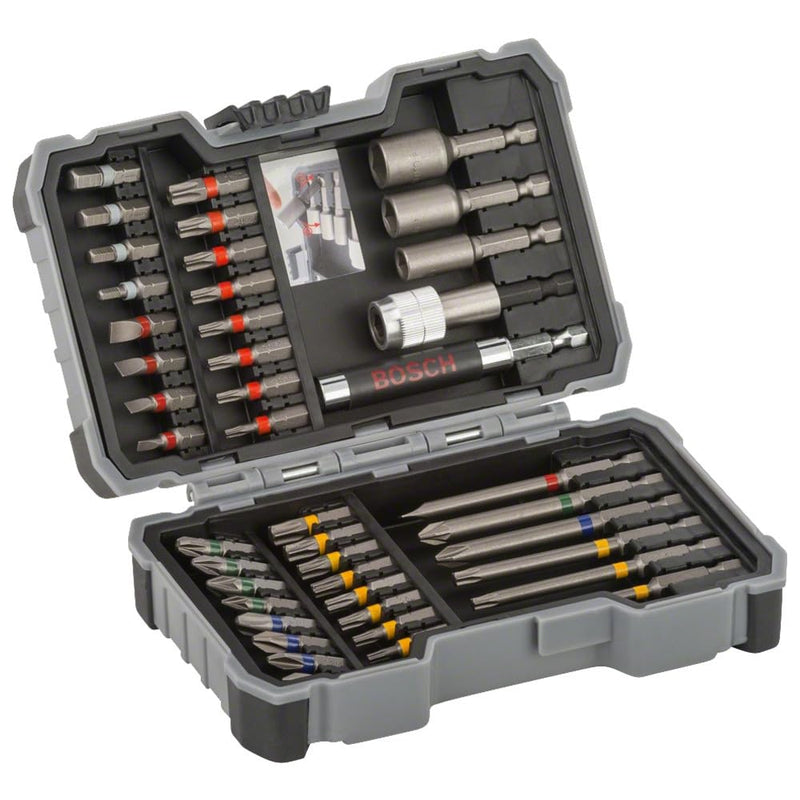 Bosch 2607017164 43 Piece Bit-/Nut setter Masonry Drill Bit Sets Set