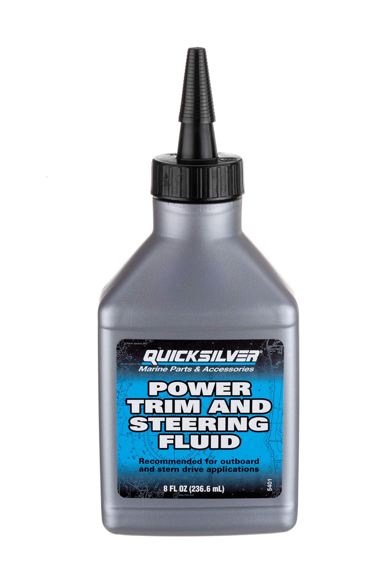 Quicksilver 858074Q01 Power Trim and Steering Fluid - 8 Oz. Bottle