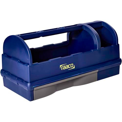 Raaco Open Portable Tool Box Organizer with Handle - Hand-Held Storage
