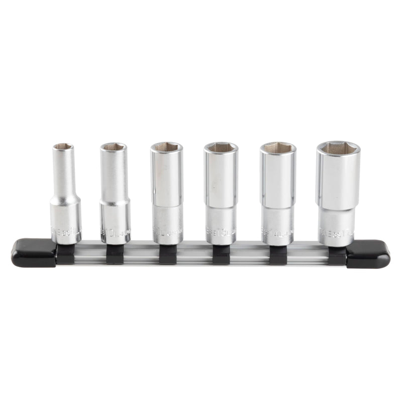 TONE Deep Socket Set with Socket Holder 6-Point HSL306 3/8" Inch Drive 6-Piece HSL306: Contents: 6 pieces
