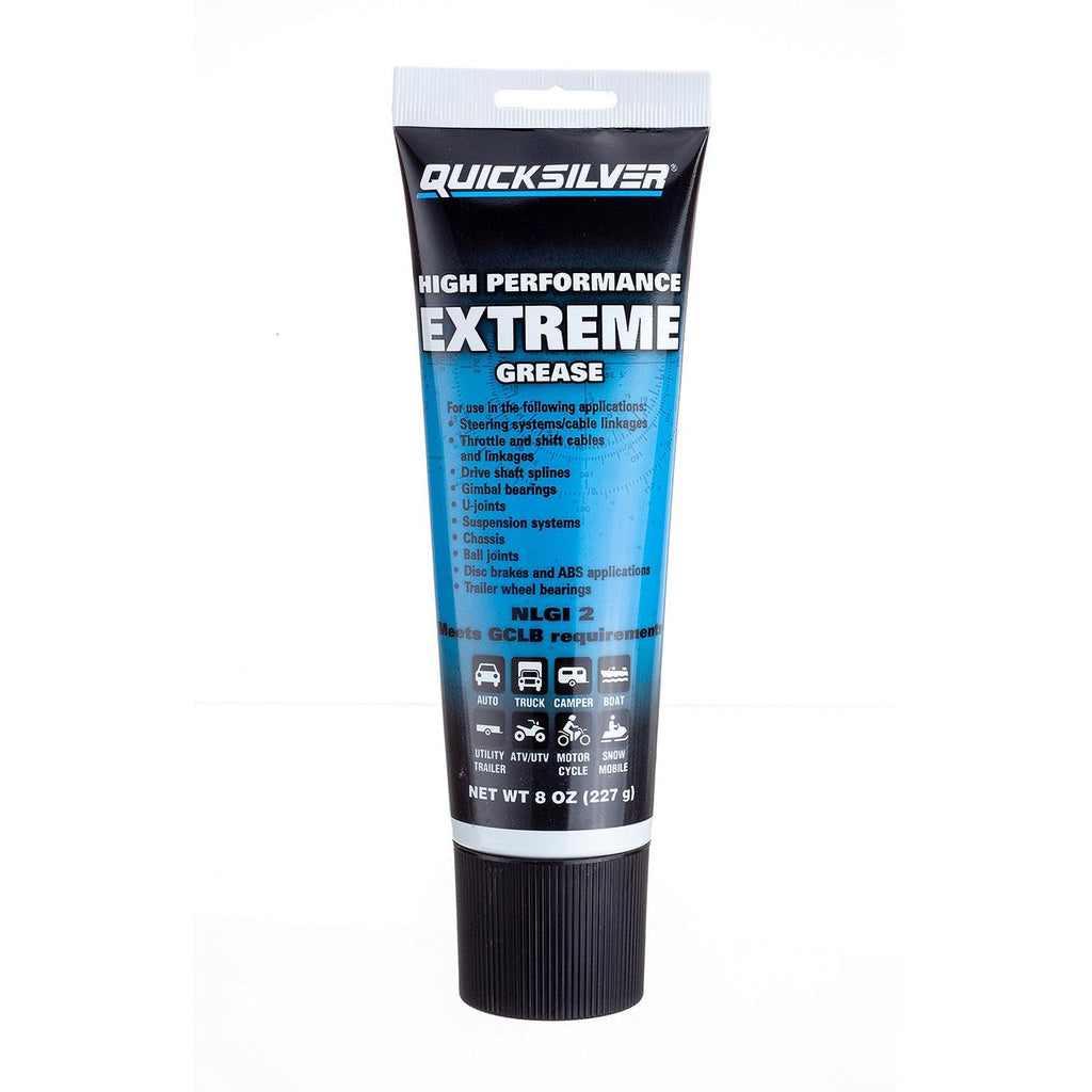 Quicksilver 8M0071838 High Performance Multi-Purpose Extreme NLGI 2 Marine Grease - 8 Oz. Tube 8oz Tube