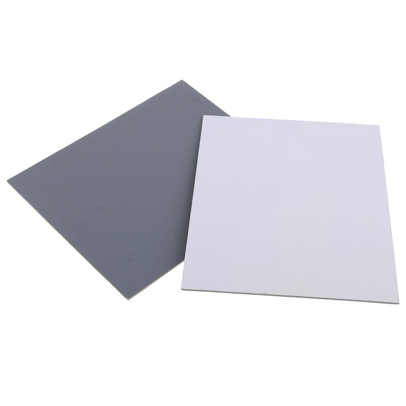 Neewer® Large Size 2 Card Set 8" x 10" -White Balance / Exposure Card 18% Gray Card Set for Digital and Film Photography