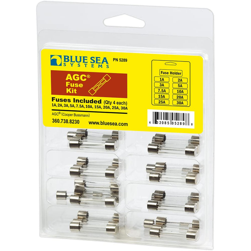 Blue Sea Systems AGC Fuses 40 Assorted 40 Pack