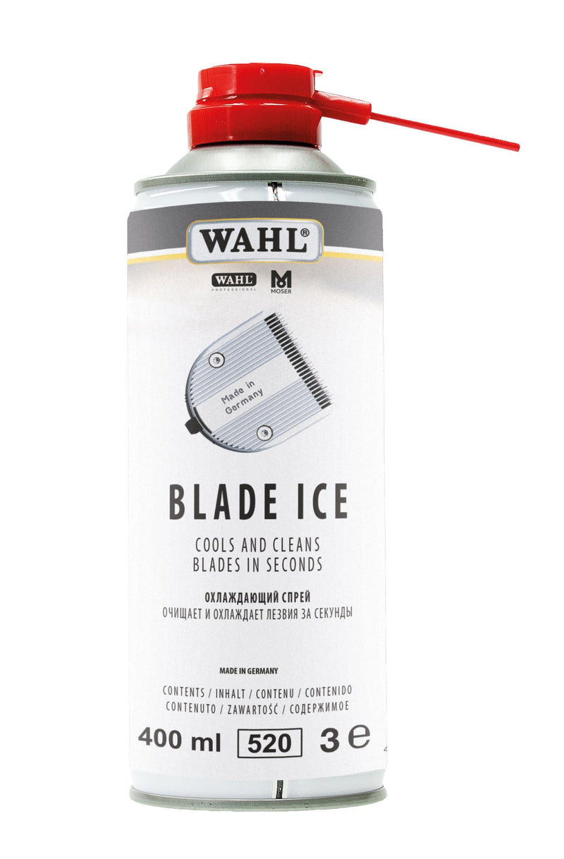 WAHL Blade ICE Spray 250 ml | Instant blade cooling, reduces heat and friction, extends blade life 400 ml (pack of 1)