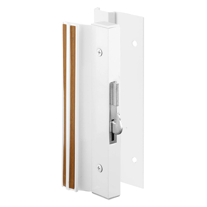 Prime-Line C 1203 Diecast White Finish, Sliding Patio Door Surface Mount Handle (Single Pack)