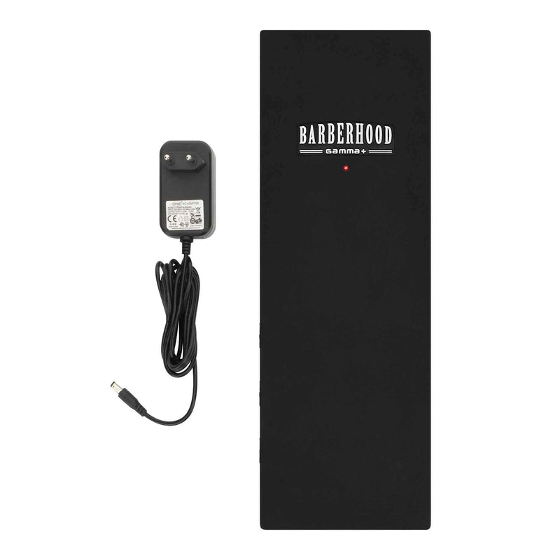 GAMMA+ Professional Barber Appliance Magnetic Mat and Station Organizer, Anti-Slip, Durable Hair Styling Tools Black USB Hub