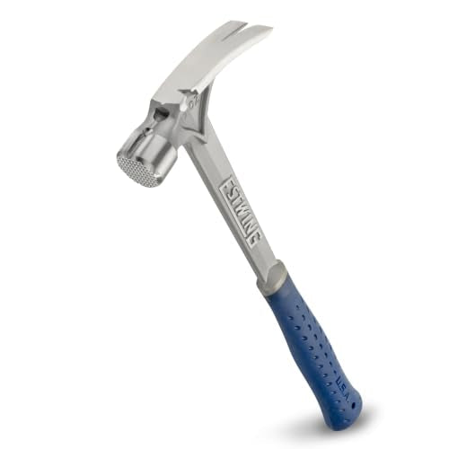 ESTWING Ultra Series Hammer, 19oz Milled Face, Blue Grip, E6-19SM 19 oz