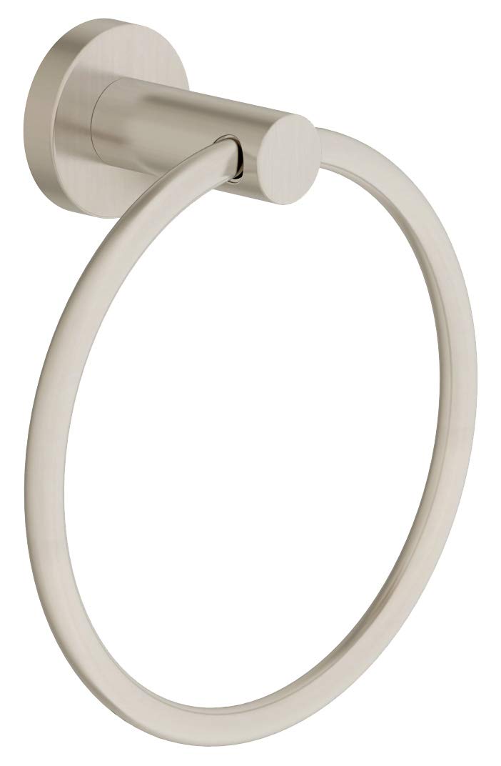 Symmons 353TR-STN Dia Wall-Mounted Towel Ring in Satin Nickel