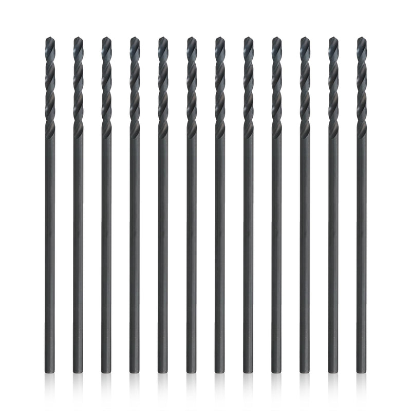 Drill America - DWDA/CX63/16 3/16" x 6" High Speed Steel Aircraft Extension Drill Bit (Pack of 12), DWDA/C Series 3/16" (Pack of 12) 6" Length