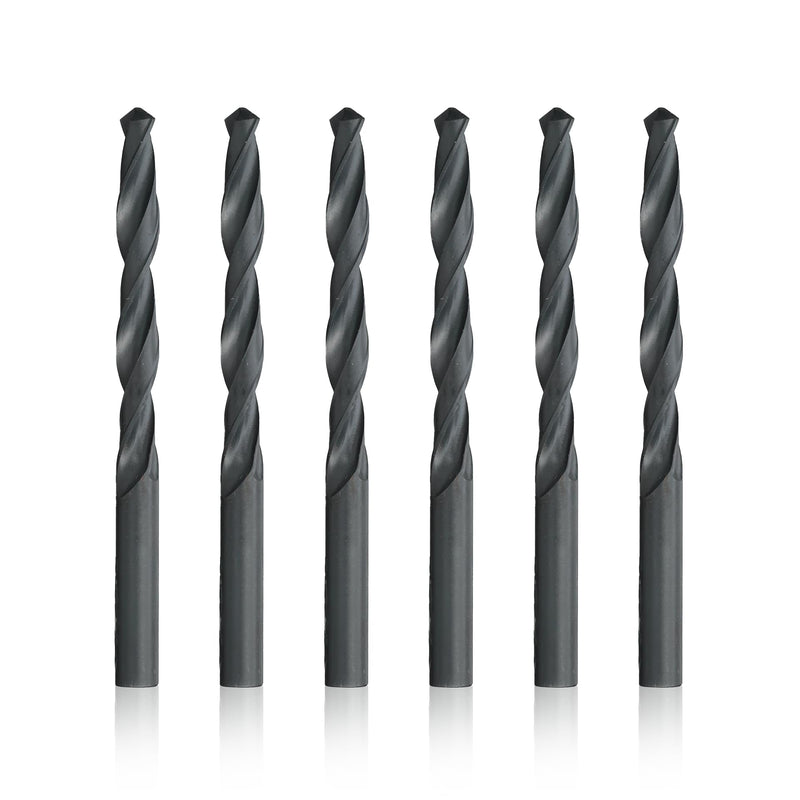 Drill America 12.50mm High Speed Steel Drill Bit (Pack of 6), DWDMM Series