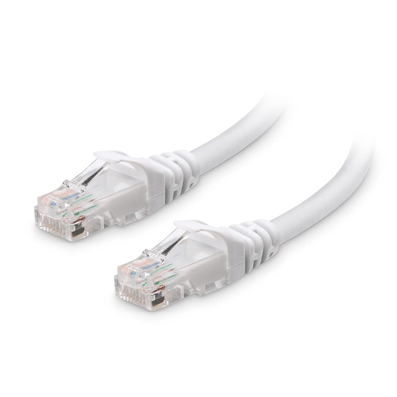 Cable Matters 10Gbps Snagless Cat 6 Ethernet Cable 30 ft (Cat 6 Cable, Cat6 Cable, Internet Cable, Network Cable) in White