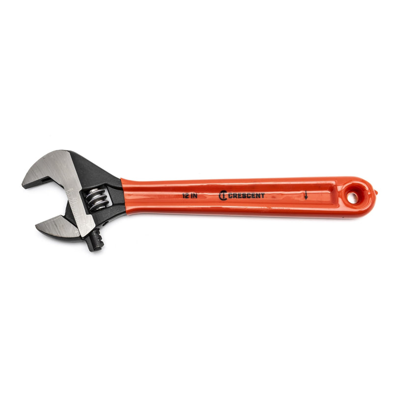 Crescent 12" Adjustable Black Oxide Cushion Grip Wrench - Carded - AT212CVS 12 Inch
