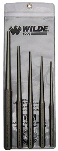 Wilde Tool - PLT 5.NP/VP PLT5.NP/VP 5-Piece Long Taper Punch Set-Vinyl Pouch