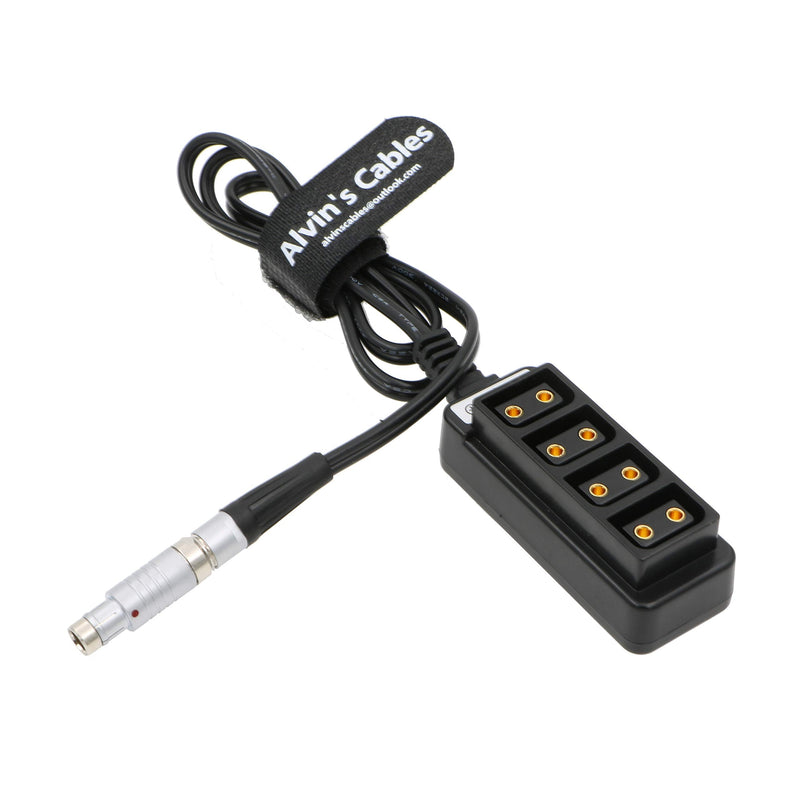 Alvin's Cables 3 Pin RS to 4 Port D Tap Female Cable for ARRI Cameras