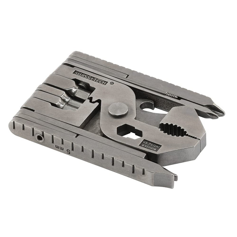 SWISS+TECH ST53130 Pocket Multi-Tool Kit (22-in-1) Tool with Wrenches, Allen Drivers (Single Pack) single pack