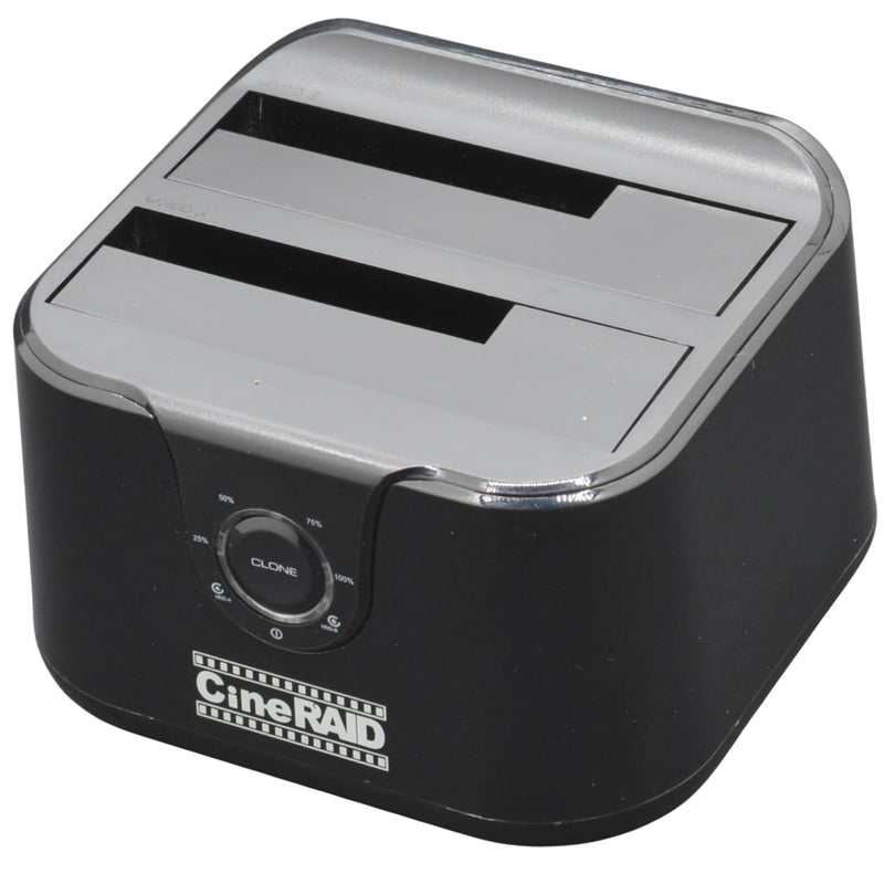 CR-H232 USB 3.2 Gen 1 5Gbps Dual Bay SATA HDD/SSD Docking Station & Duplicator – One-Touch Clone, 2.5"/3.5" SATA I/II/III, Compatible up to 10TB+ Hard Drives, Windows/macOS/Linux Compatible