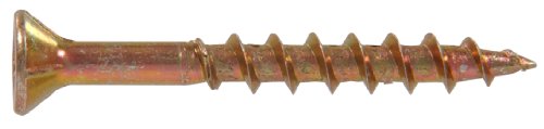 Hillman 48259 8 X 2-1/2-Inch Square Drive Multipurpose Wood Screw, 350-Pack,Yellow
