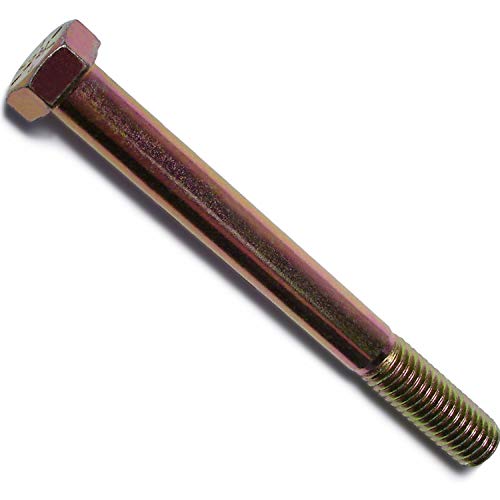 Hard-to-Find Fastener Grade 8 Hex Cap Coarse Large Bolts, Bulk Pack, Steel Hex Bolts for Construction, Home Improvement, 9/16-12 x 5-1/2, Pack of 10