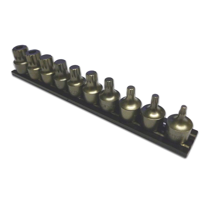 Vim Tools VIMIMPACT-XZN6 Half Cut Stubby XZN Set-3/8" Square Drive
