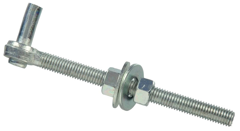 Hardware Essentials Gate Bolt Hook Zinc, Steel (3/4" x 10")