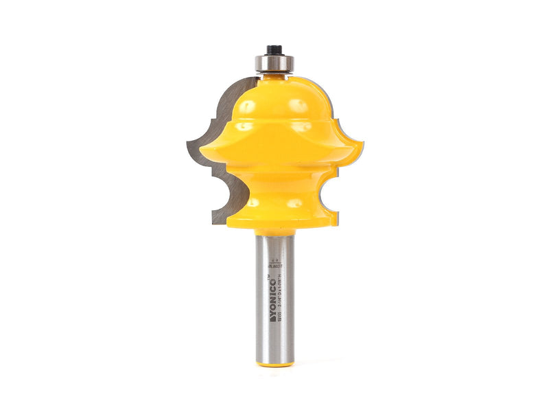 YONICO Architectural Molding Router Bits Multi Profile 1/2-Inch Shank 16155 16155 - 1-7/8" CL - 7/8" CD - 1/2" Shank