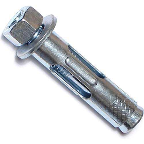 Hard-to-Find Fastener 014973262204 Hex Nut Sleeve Anchors, 1/2 x 2-1/4, Piece-25