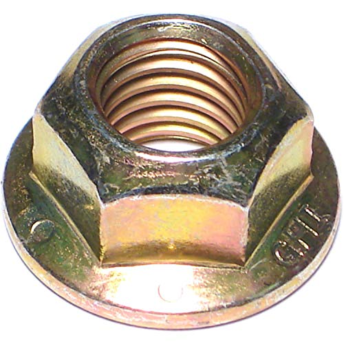 Grade 8 Hex Flange Lock Nuts, 5/8"-11, Pack of 25 5/8-11"