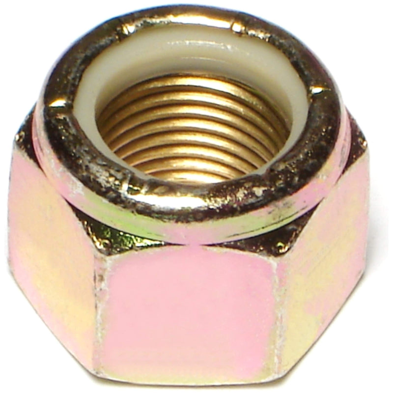 Hard-to-Find Fastener 014973473792 Grade 8 Fine Lock Nuts, 5/8-18, Piece-25, Yellow 5/8-18-Fine