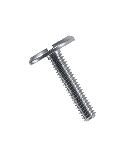 Hillman 100 Pcs Stainless Steel Hurricane Bolts (1/4"-20 x 1") | Phillips and Slotted Drive Storm Panel Bolts | Corrosion Resistant Fasteners for Storefronts and Sliding Glass Doors 1/4" x 1" 100 Pieces