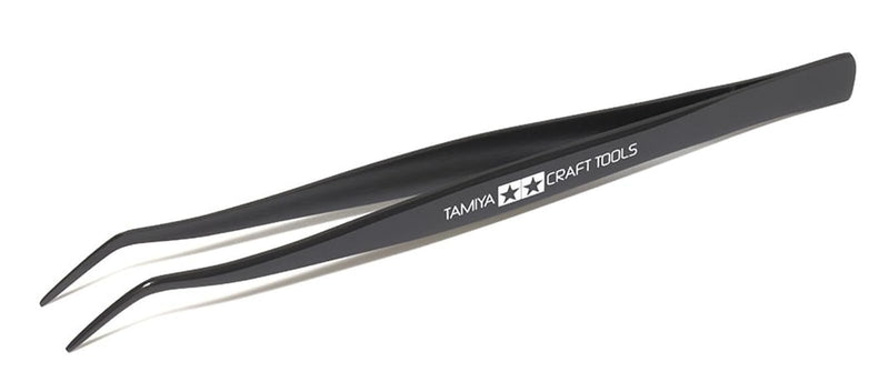 Craft Tool Series No.3 vine neck tweezers 74003 by Tamiya