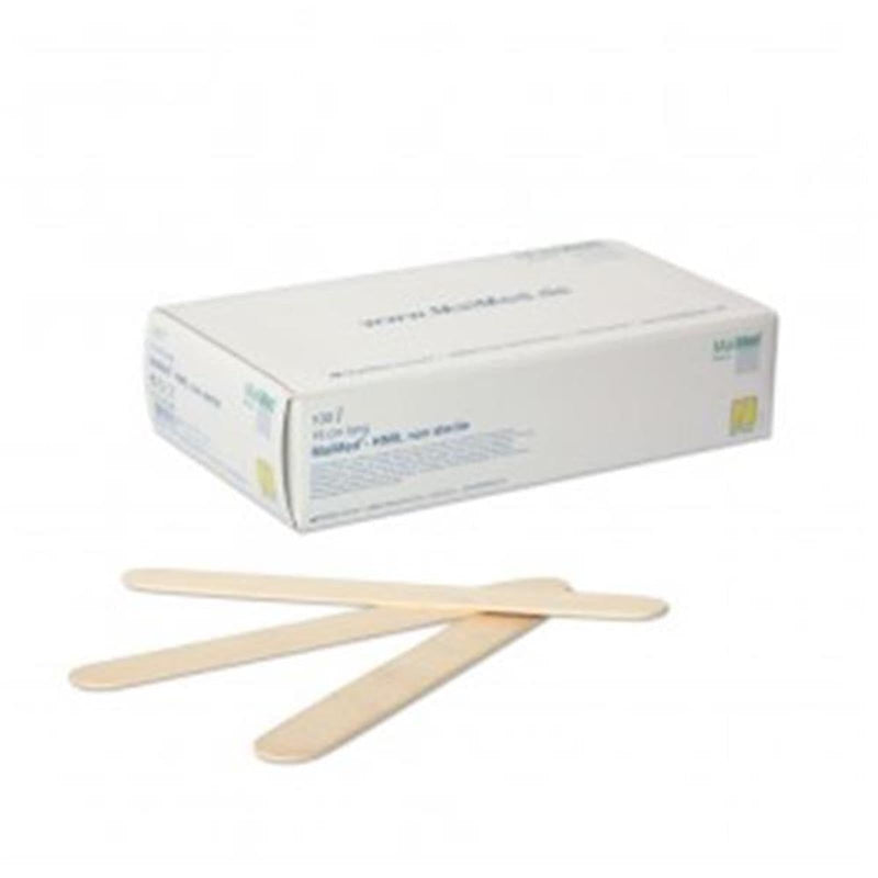 maimed Wooden Tongue Depressors, Non-Sterile 100 pieces 15 cm long