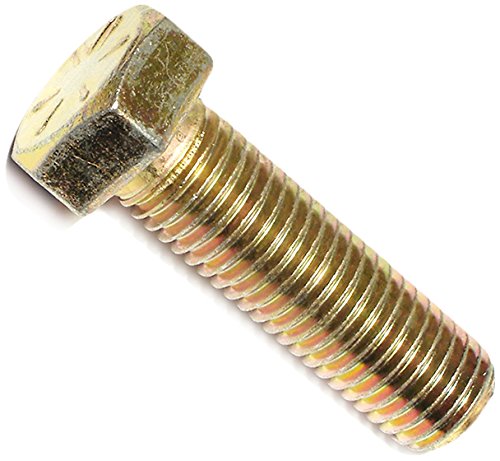 Hard-to-Find Fastener Grade 8 Hex Cap Coarse Large Bolts, Bulk Pack, Steel Hex Bolts for Construction, Home Improvement, 3/4-10 x 2-1/2, Pack of 10