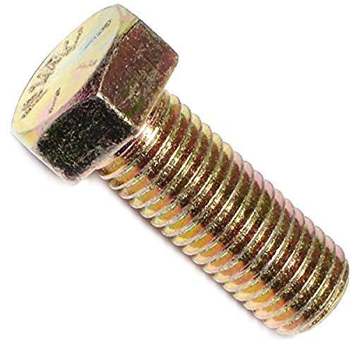 Hard-To-Find Fastener Grade 8 Hex Cap Coarse Large Bolts, Bulk Pack, Steel Hex Bolts for Construction, Home Improvement, 3/4-10 x 2, Pack of 10