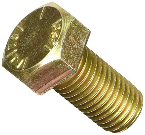 Hard-To-Find Fastener Grade 8 Hex Cap Coarse Large Bolts, Bulk Pack, Steel Hex Bolts for Construction, Home Improvement, 3/4-10 x 1-1/2, Pack of 10