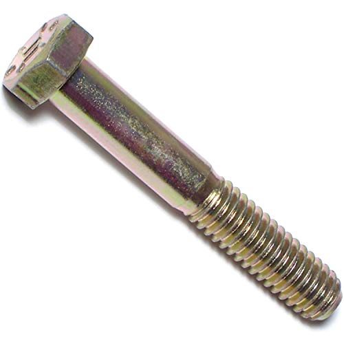 Hard-To-Find Fastener Grade 8 Hex Cap Coarse Large Bolts, Bulk Pack, Steel Hex Bolts for Construction, Home Improvement, 5/16-18 x 2, Pack of 50