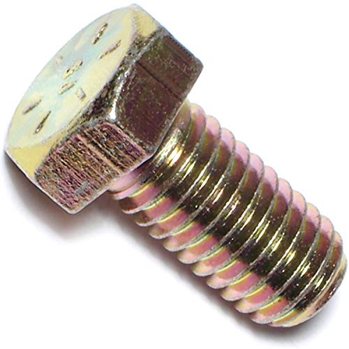 Hard-To-Find Fastener Grade 8 Hex Cap Coarse Large Bolts, Bulk Pack, Steel Hex Bolts for Construction, Home Improvement, 1/2-13 x 1, Pack of 25